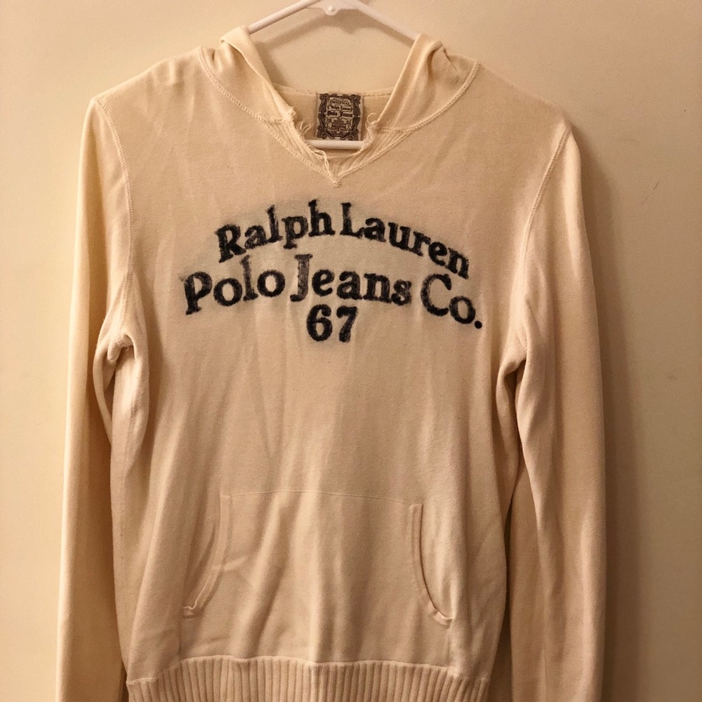 Ralph Lauren Polo Jeans Logo pullover hoodie
